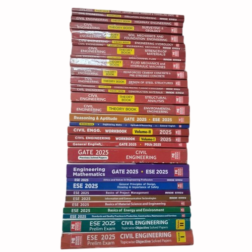Civil Engineering Classroom Study Package Original Books 2025 for ESE GATE PSUs Set of Books 32 Made Easy