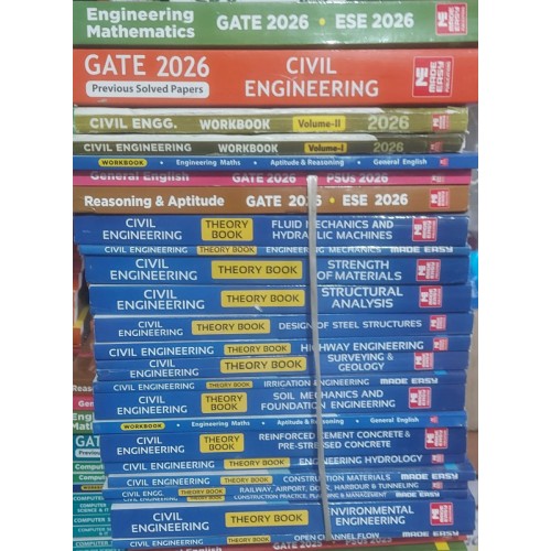 Civil Engineering Classroom Study Package Original Books 2026 for GATE Set of 23 Books Made Easy