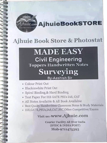 Surveying Civil Engineering Handwritten Notes