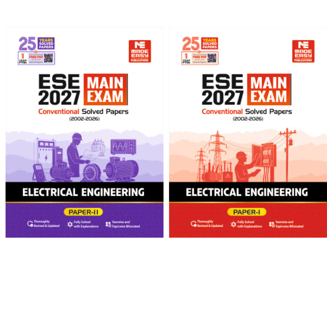 ESE 2027 Electrical Engineering Mains Conventional Paper-1 & Paper-2 – Complete Solved Papers
