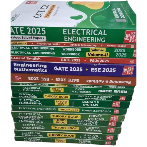 GATE Electrical Engineering  Study Package Original Classroom Books 2025 for Book set of 17 Made Easy