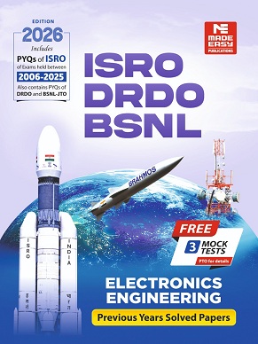 ISRO, DRDO, BSNL: Previous Solved Papers Electronics and Communication Engineering Made Easy