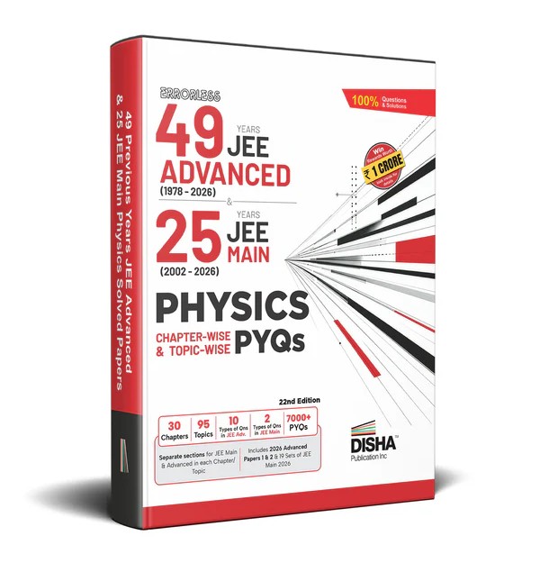Disha Errorless 49 Years JEE Advanced (1978 - 2026) & 25 Year JEE Main (2002 - 2026) MATHEMATICS Chapter-wise & Topic-wise PYQs Book 22nd Edition | Solved Papers Question Bank in NCERT Flow | JEE 2026