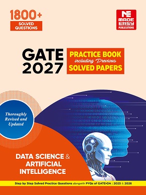 GATE-2027: Data Science and Artificial Intelligence Previous Year Solved Papers Made Easy