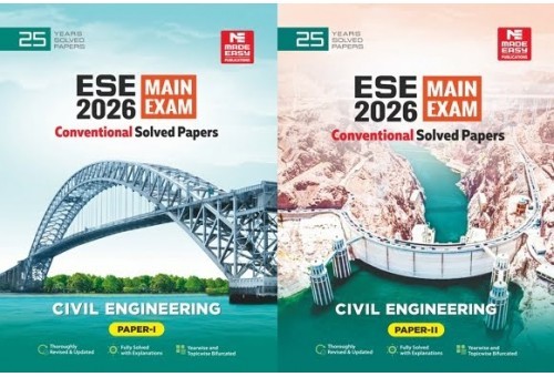 ESE 2026 Mains Examination Civil Engineering Conventional Paper-1 Paper-2 Made Easy