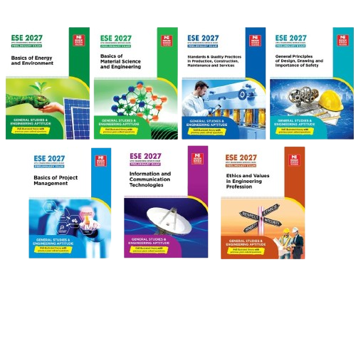 ESE 2027 General Studies And Engineering Aptitude 7 Books Combo Pack MADE EASY
